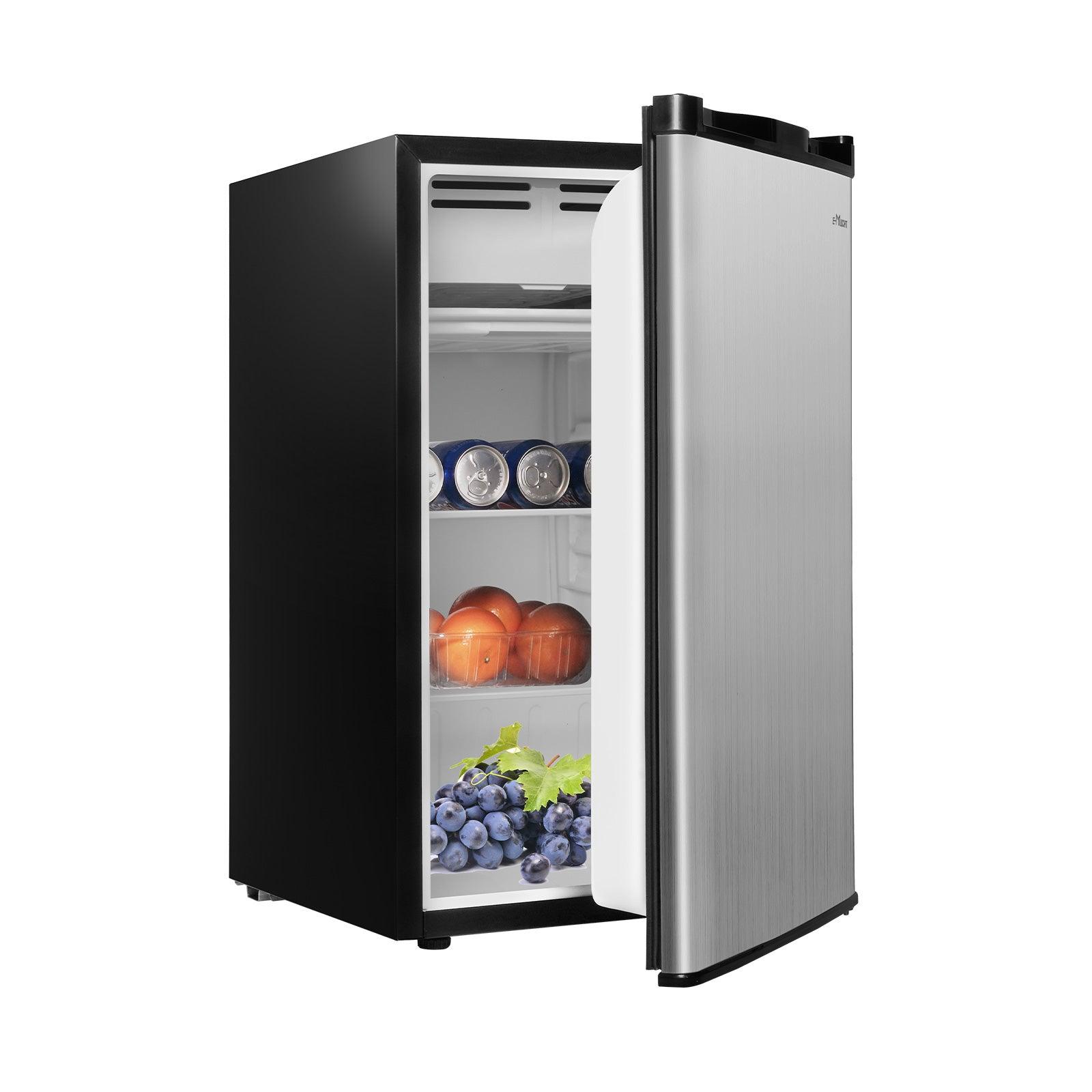 3.2 Cu.Ft. Small Fridge with Freezer Compact Refrigerator with Reversible Door