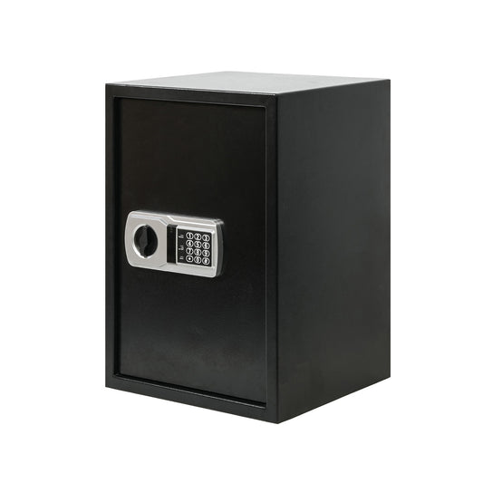 1.5 Cu Ft Home Safe Box Money Safe with Dual Warning Alarm Digital Keypad and Removable Shelf