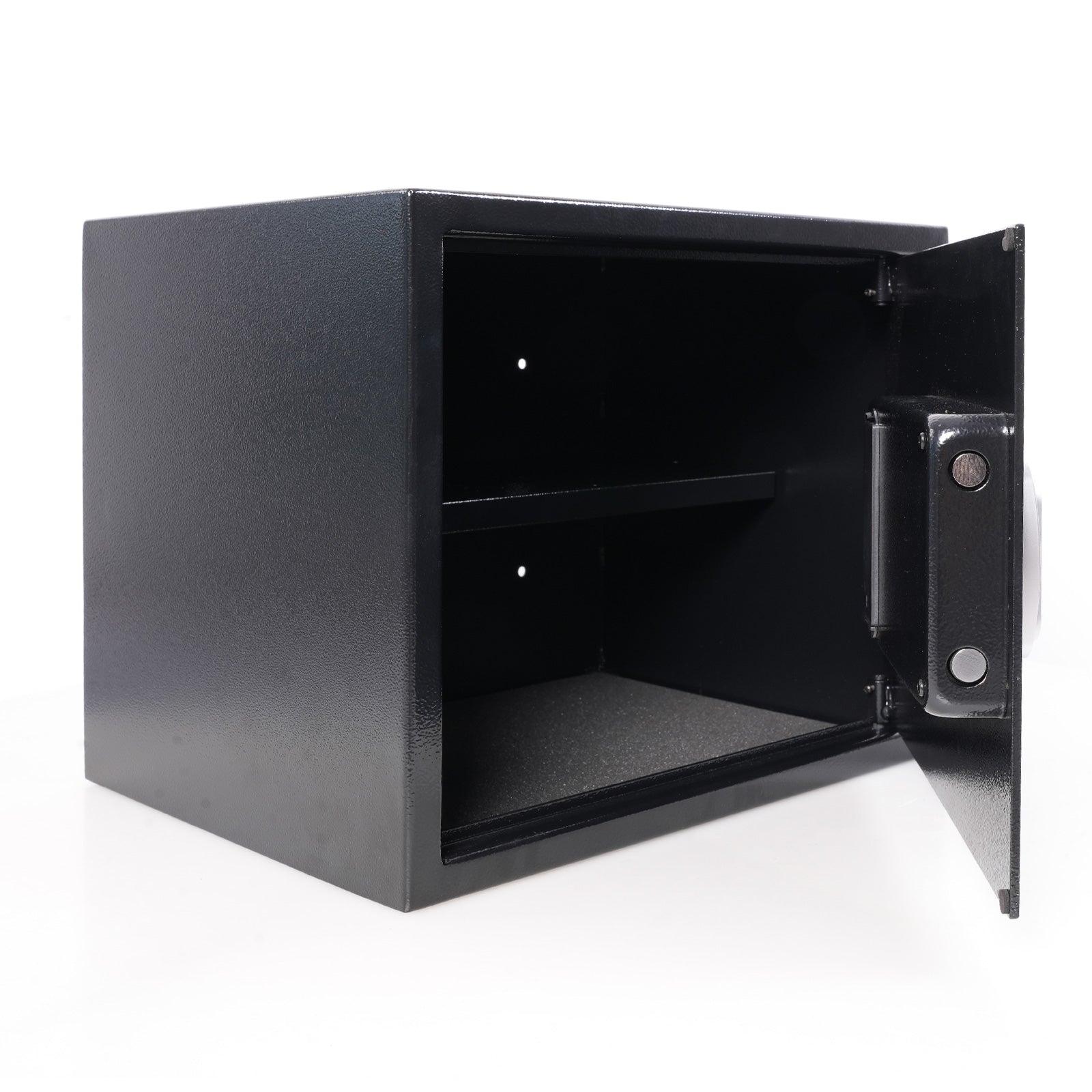 1.4 Cu Ft Home Safe Box Money Safe with Dual Warning Alarm Digital Keypad and Removable Shelf - Luckyermore