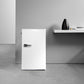 Luckyermore 3.2 Cu.Ft. Small Fridge with Freezer Compact Refrigerator with Adjustable Legs, White