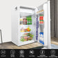 Luckyermore 3.2 Cu.Ft. Small Fridge with Freezer Compact Refrigerator with Adjustable Legs, White