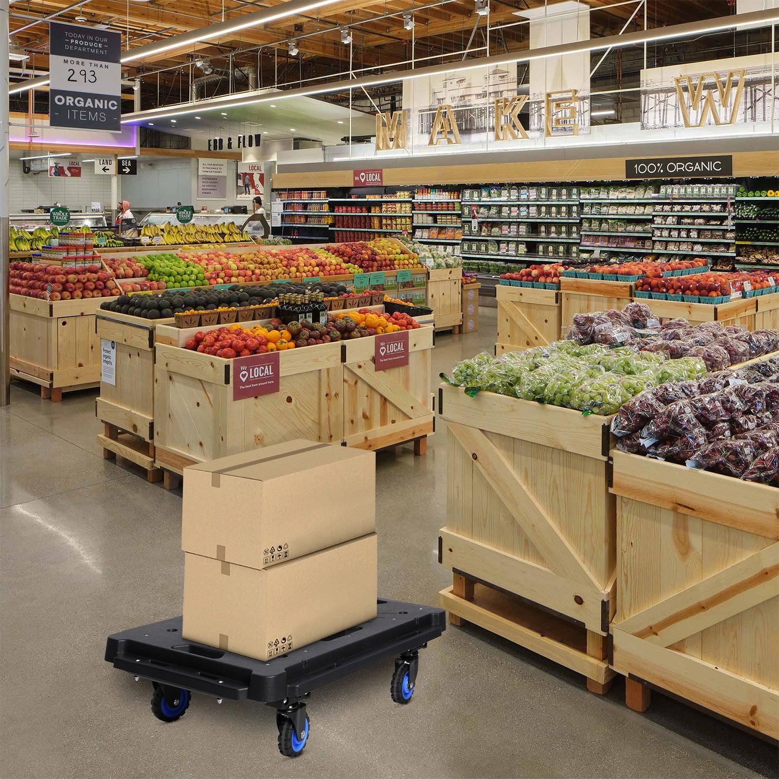 Furniture Moving Dolly Cart Portable Mobile Rollers with 360° Swivel Wheels - Luckyermore