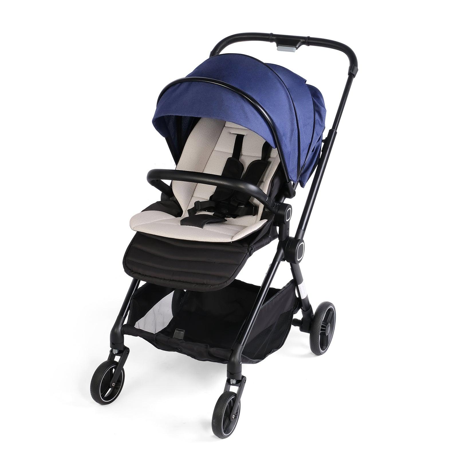 Baby blue pushchair on sale