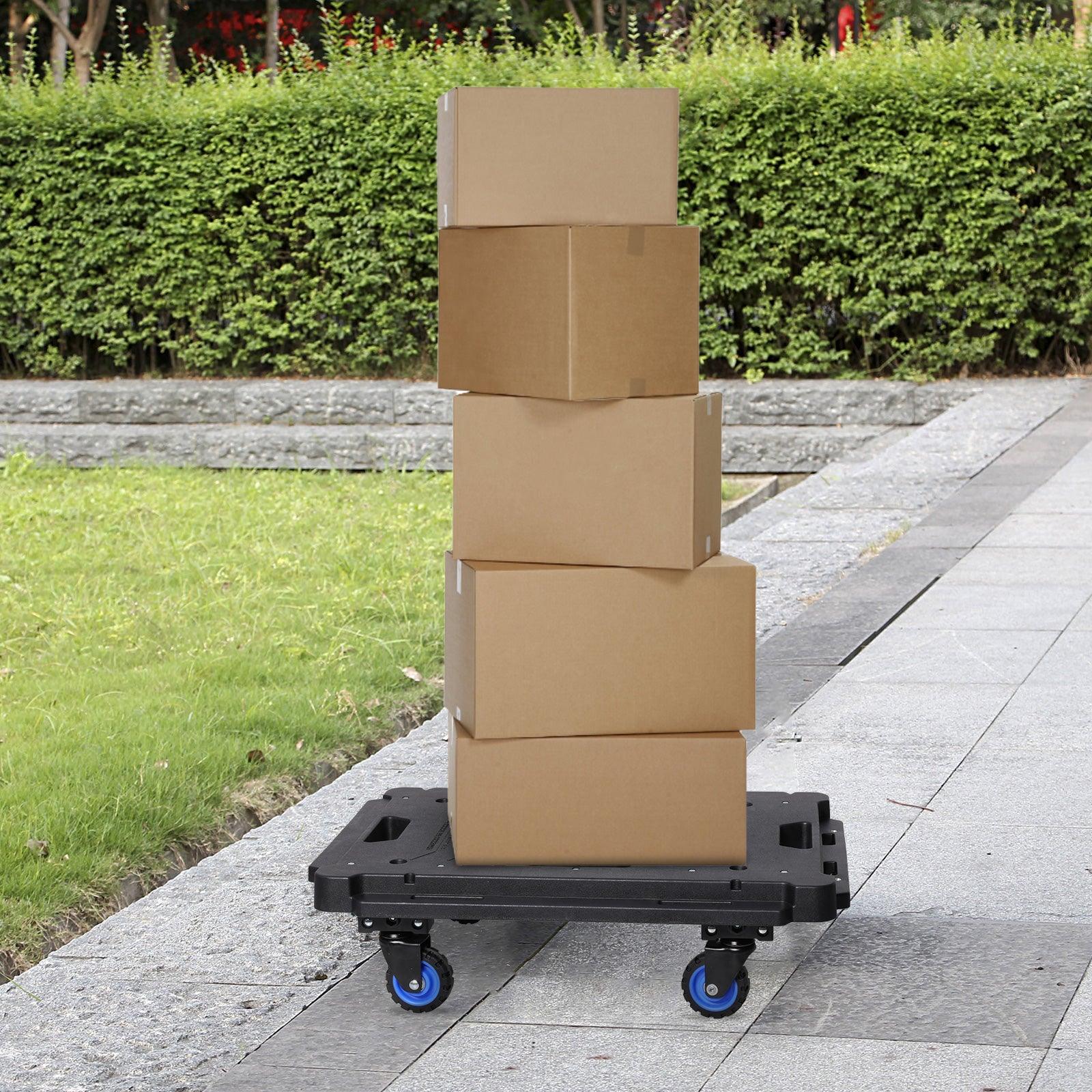 Furniture Moving Dolly Cart Portable Mobile Rollers with 360° Swivel Wheels - Luckyermore