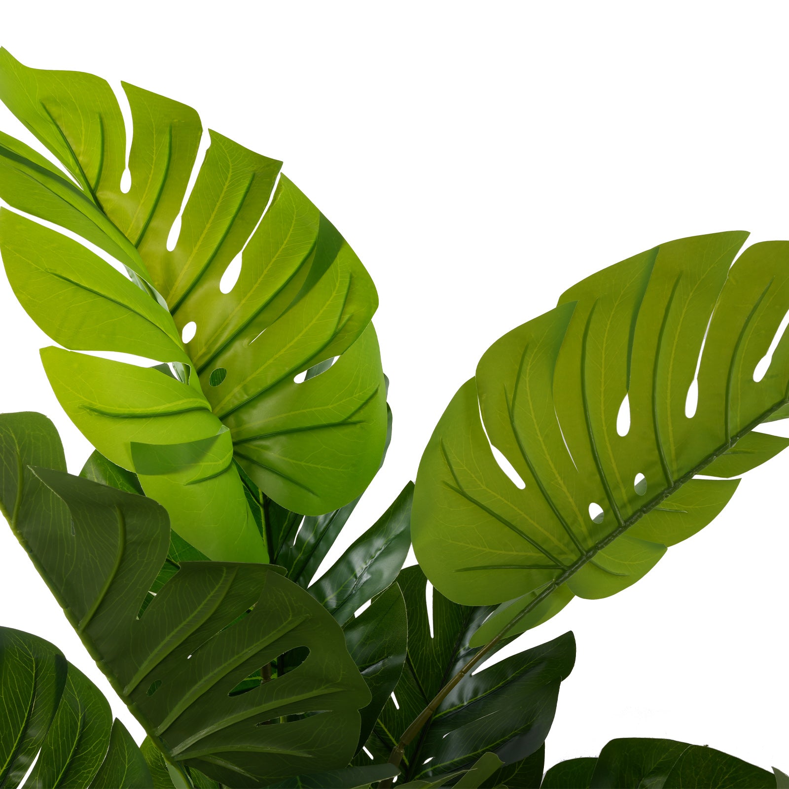 5ft Artificial Monstera Deliciosa Plant with 15 Decorative Leaves Faux Plant with Pot