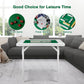 LUCKYERMORE 35.4" Folding Mahjong Table Square Poker Table with Cup Holders and Chip Trays
