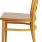 LUCKYERMORE Set of 2 Dining Side Chairs Solid Wood Chair Heavy Duty Metal Frame, Yellow
