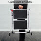 LUCKYERMORE 2 Step Stool Small Foldable Step Ladders with Wide Pedals, 17" 