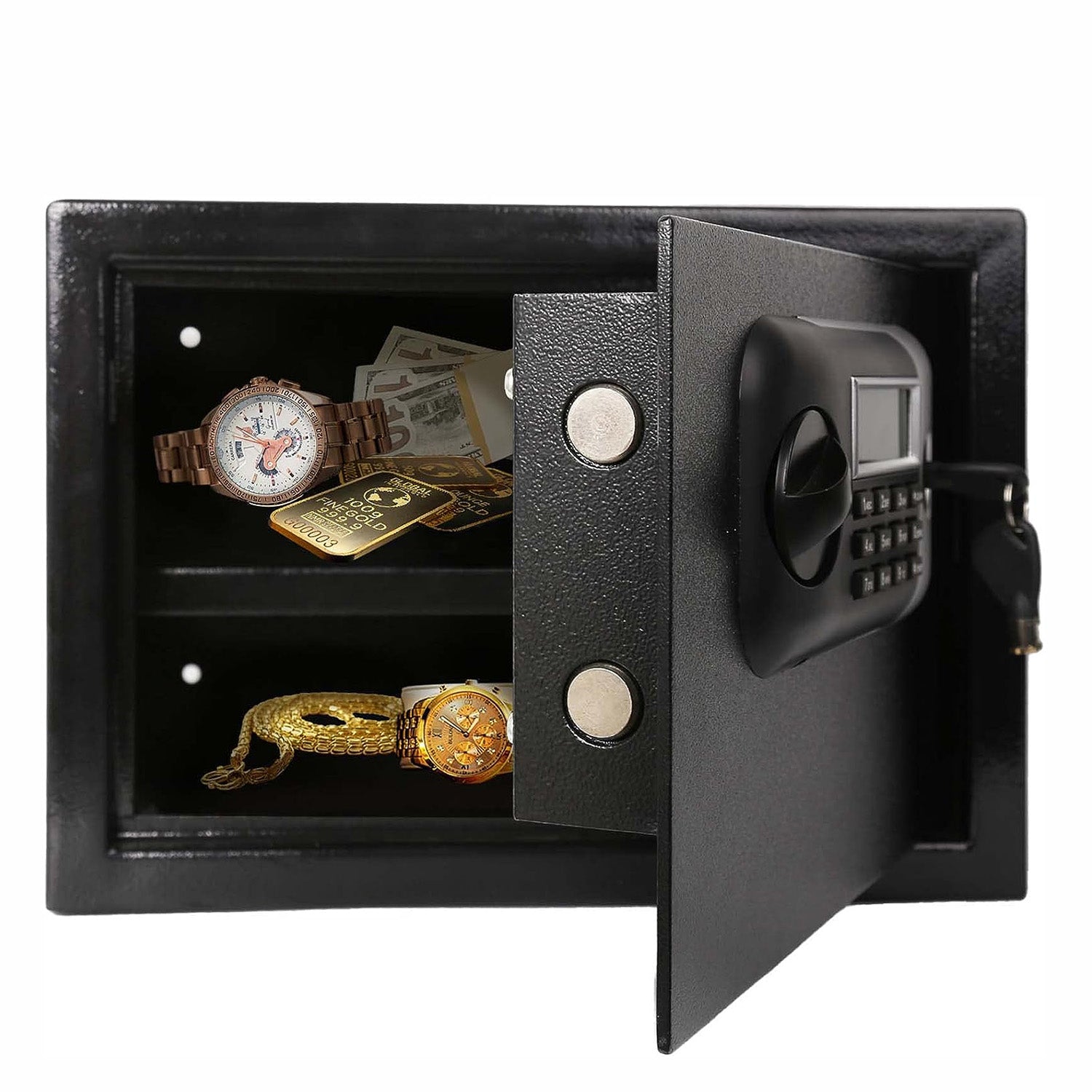 0.5 Cu Ft Small Home Safe Box Money Safe Wall Safe with  Alarm System
