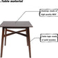 36" Square High Top Bar Table for 2-4 Dining Kitchen Table with Solid Wood Leg