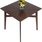 36" Square High Top Bar Table for 2-4 Dining Kitchen Table with Solid Wood Leg