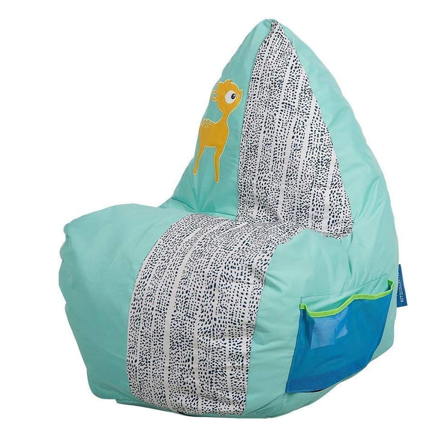 Soft Kids Bean Bag Chair Children Lounger Chairs Sofa - 3 Types - Self-Rebound Sponge, Star - Luckyermore