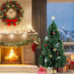 5ft Artificial Christmas Pine Tree Small Xmas Trees with 450 Branch Tips Holiday Decoration