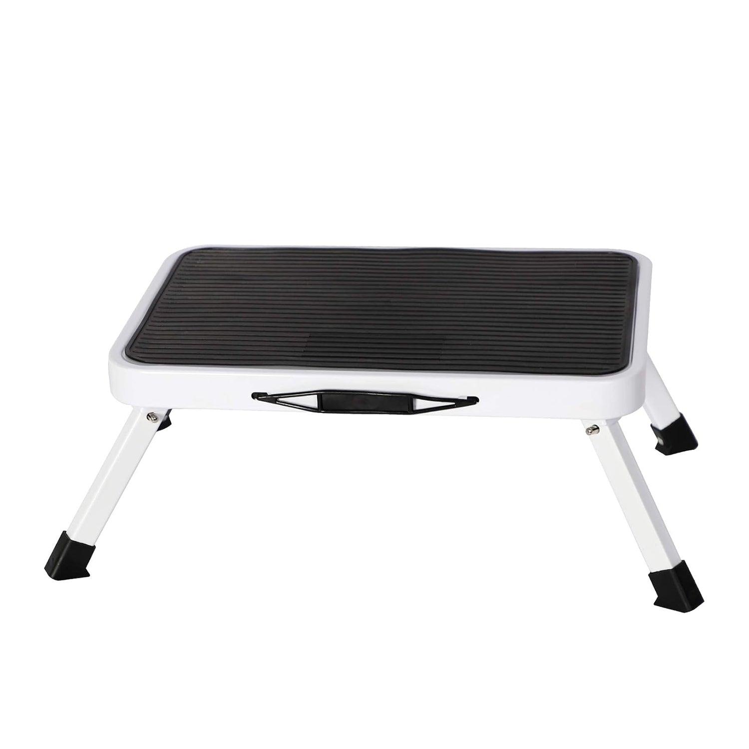 One Step Stool Portable Folding Anti-Slip Lightweight Ladder with Wide Pedal, 6.7" - Luckyermore