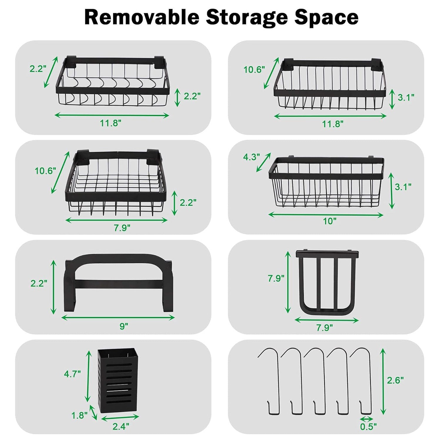 2 Tier Dish Rack, Above Sink Shelf, Weight Up to 88 pounds, W/Utensils Holder, Premium Stainless Steel, (Sink size<33.6in) Space Saver, for Bow, knife, Chopsticks, Space Organizer, Black - Luckyermore