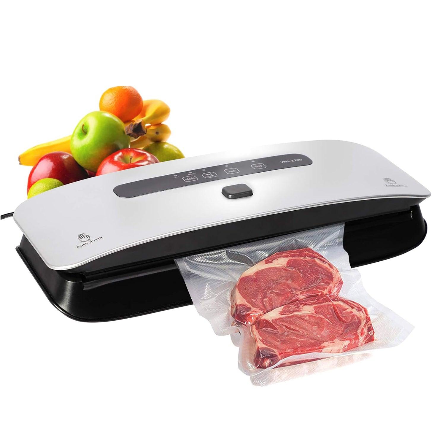 Food Vacuum Sealer Machine with Dry and Moist Mode for Food Preservation - Luckyermore