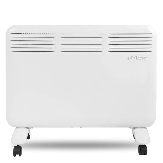 1000W Wall-Mounted Space Heater with Adjustable Thermostat, Portable Convection Freestanding Heater