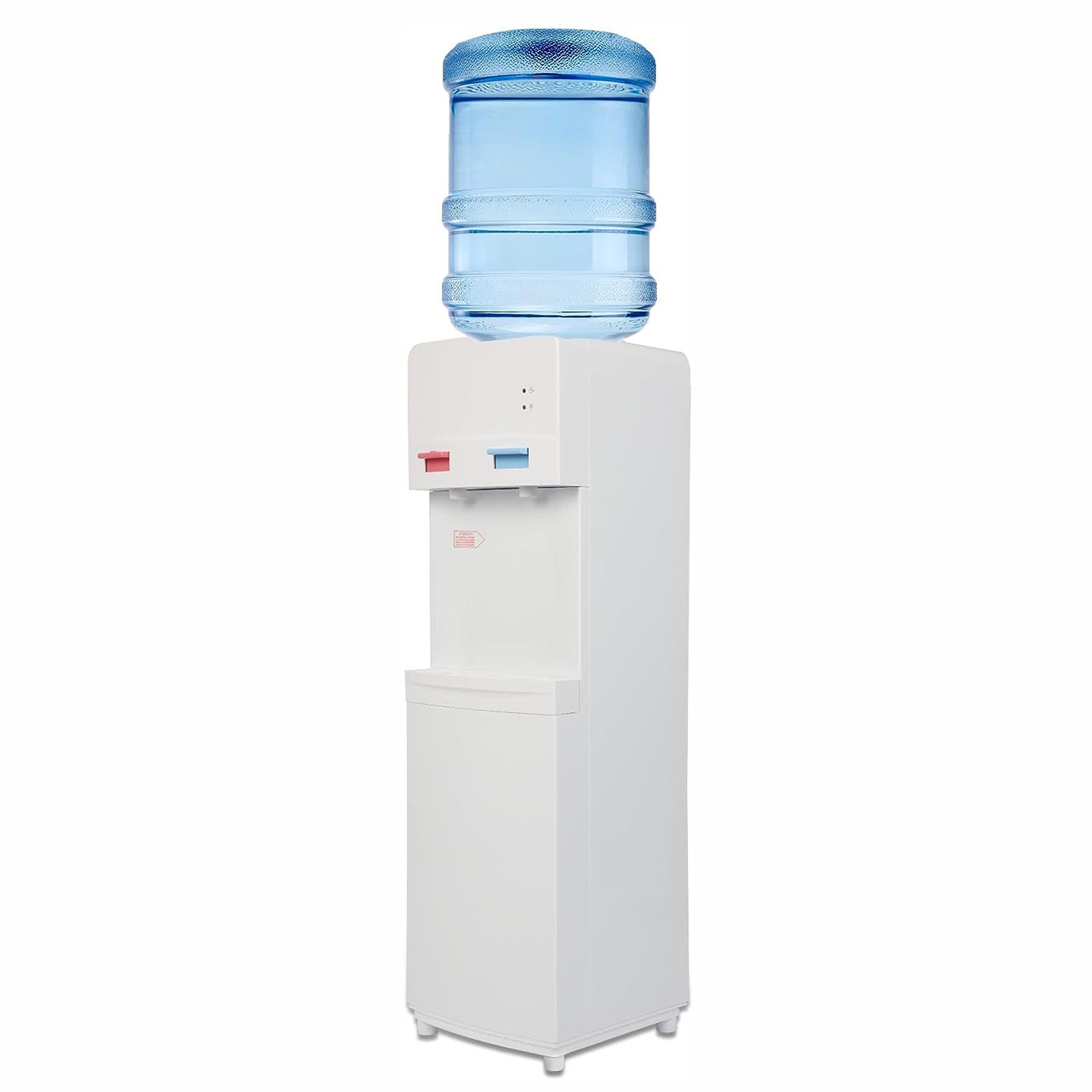 3-5 Gallon Top Loading Water Dispenser Cooler Hot and Cold with Child Safety Lock, ETL Listed, White