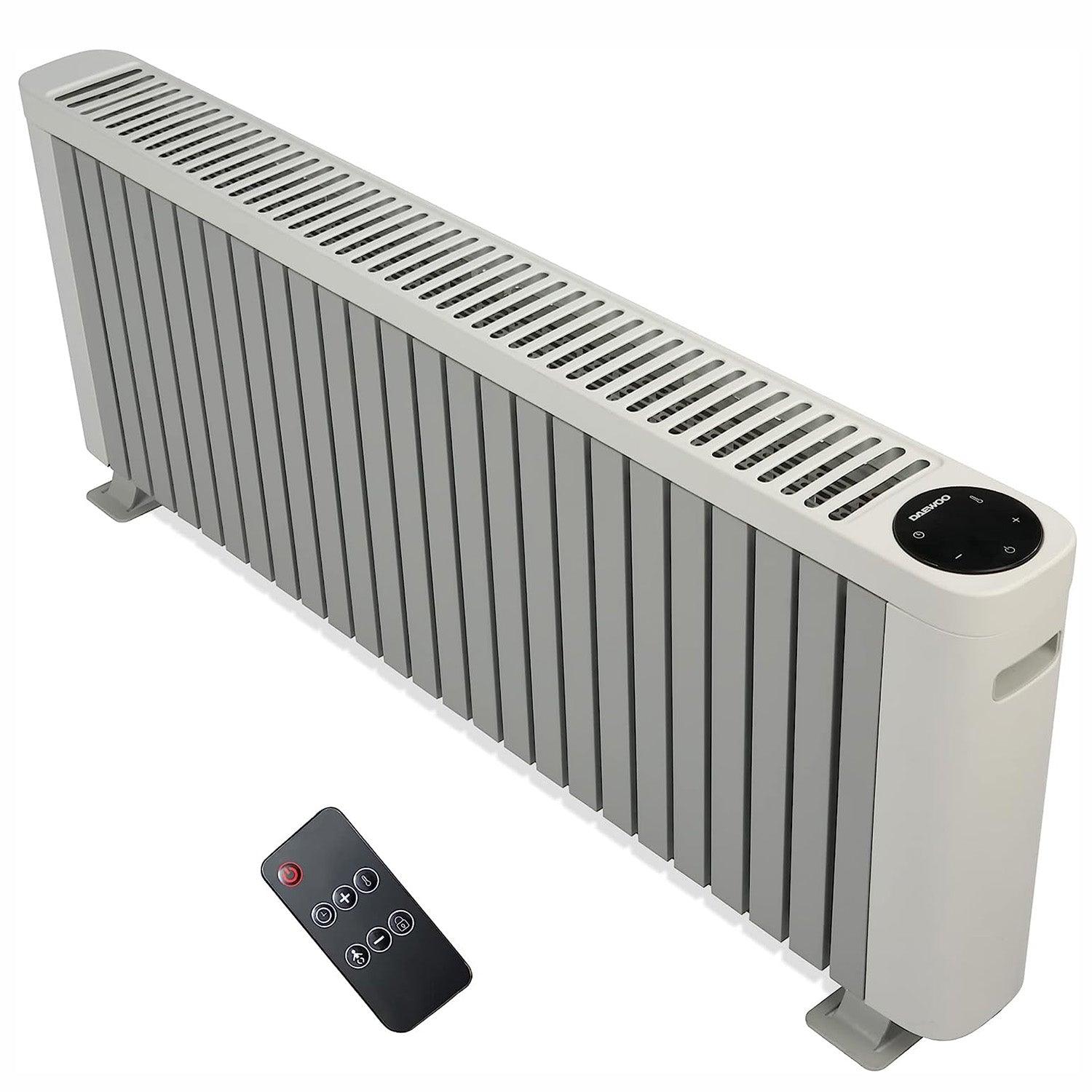 LUCKYERMORE 1500W Electric Baseboard Heater Large Room Space Heater with Silent Operation