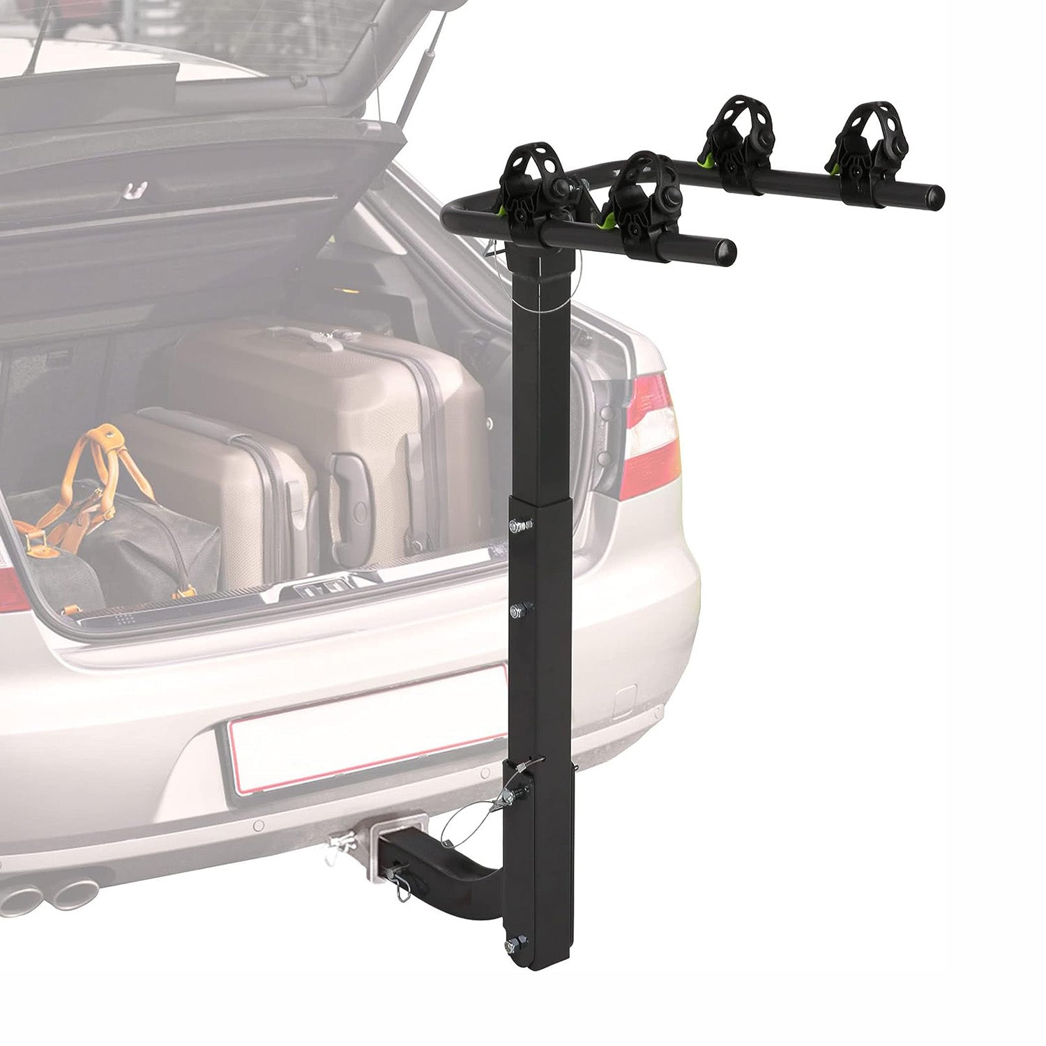 Hitch Bike Rack for 2 Bikes Foldable Bicycle Carrier for Car SUV with 2" Hitch Receiver