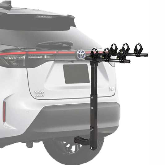 Hitch Bike Rack for 3 Bikes Foldable Bicycle Carrier for Car with 2" Hitch Receiver