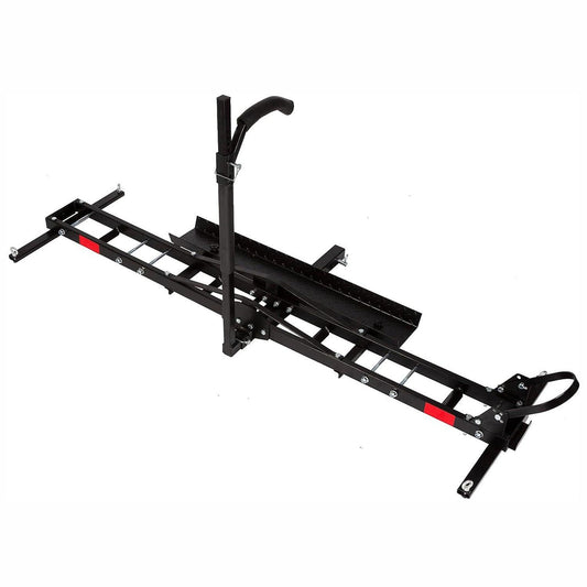 Hitch Mount Dirt Bike Carrier Rack Motorcycle Carrier with Loading Ramp and 2" Hitch Receiver