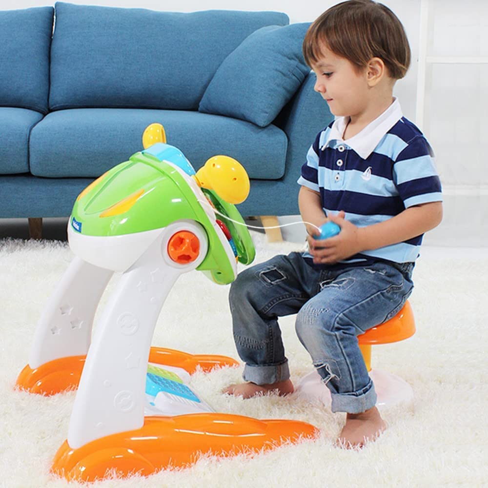 Kids Pretend Ride on Toy Steering Wheel Driving Car Simulate Toys for Toddlers