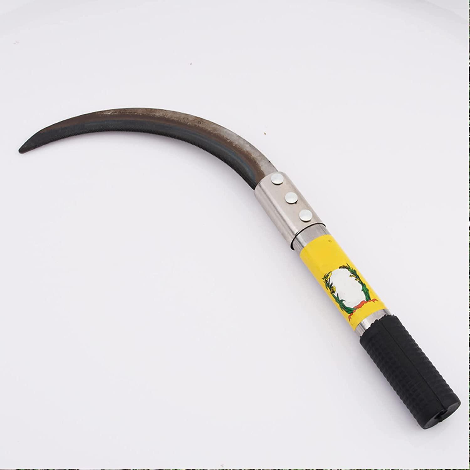 Vilobos Tough Grass Hook, Utility,Reaping Sickle Longer Round - Luckyermore