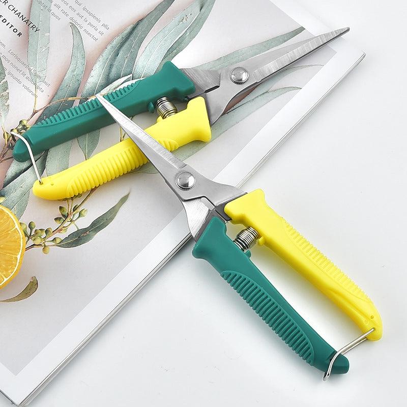 Vilobos Gardening Pruning Scissors, Flower Pruning Shears, Stainless Steel Shears - Luckyermore