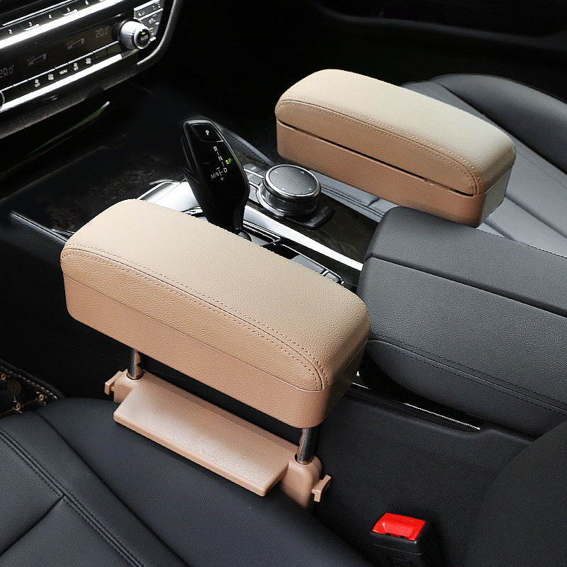 CARSTY Armrests for Cars Seats, Adjustable Height Comfort Arm Rest Pads, Universal PU Leather Car Armrests, Car Interior Accessories