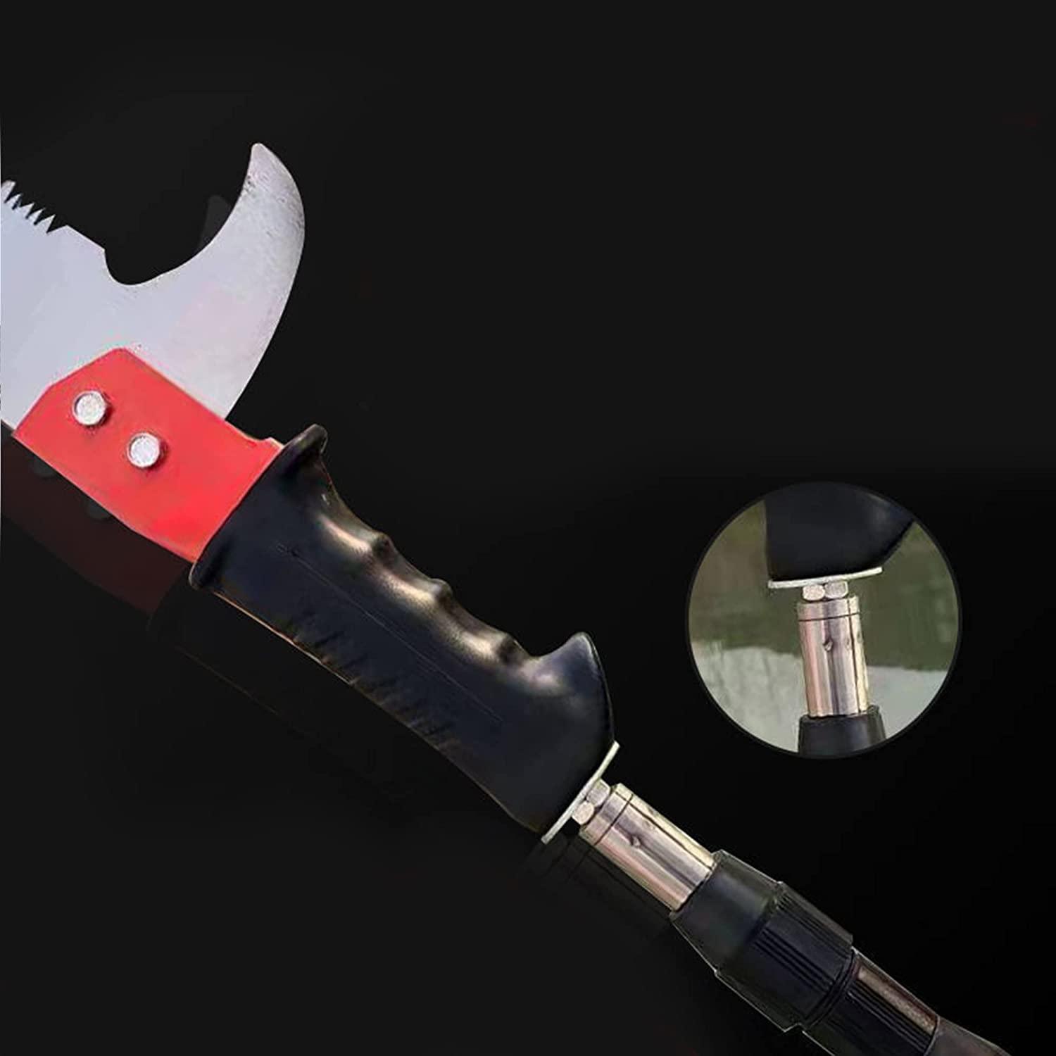 Vilobos Pole Saw for Tree Trimming, Long Extension Pruning Saw, Blade Tree Trimmer Pole, Manual Pole Cutter - Luckyermore