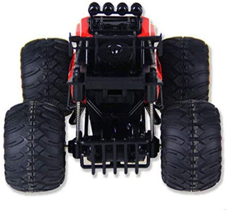2.4GHz RC Off-Road DIY Vehicles 1:28 High Speed Climbing Truck Car，Replaceable Shell and Tire ，Green / Red Color - Luckyermore