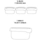 Wham Product Premier Food Storage Containers Food Container Set with Lids Wham Box,Red,Milkwhite, Seal IT