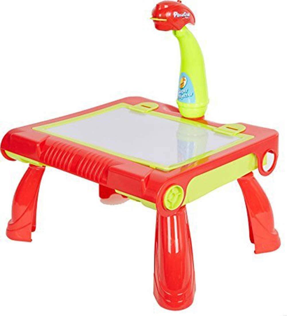 Educational Development Drawing Toy Study Table with Projector Toy for Girls & Boys Ages 6 7 8 9