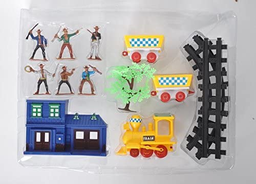 Wild West Cowboys and Indians Toy Plastic Figures, Toy Soldiers Native American Action Figurines