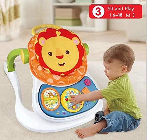 Baby Walker Stroller Sitting Posture Multi-Function Baby Stroller Game Car Dining Car Walker and Stroller (Blue) - Luckyermore