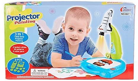 Smart Projector Learn to Draw Table Lamp 3 in 1 Painting Gift Set Christmas for Kids Age 3 and Up - Luckyermore