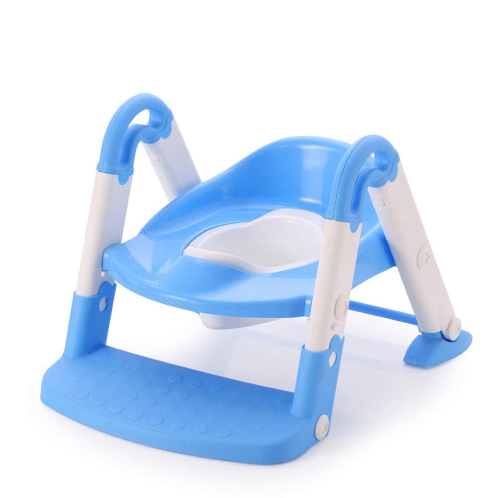 3 in 1 Potty Training Seat with Adjustable Ladder, Kid’s Ladder Toilet Seat with Non-Slip Step Stool Ladder, Potty Training Ladder, Potty Chair - Luckyermore