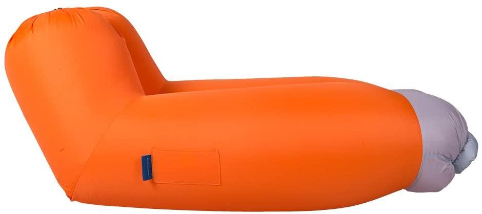 Portable Outdoor & Indoor Inflatable Air Lounger Sofa with Handy Storage Bag for Travelling