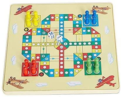 Magnetic Maze for Family Kids 3 and Up 2-Sided Board Game Maze Puzzles,Traffic Maze & Flying Chess - Luckyermore