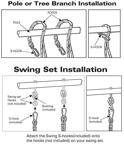 Heavy Duty Glider Swing for Kids Fun Swing Seat (Need Heavy Duty Swing Hangers, Not Included)