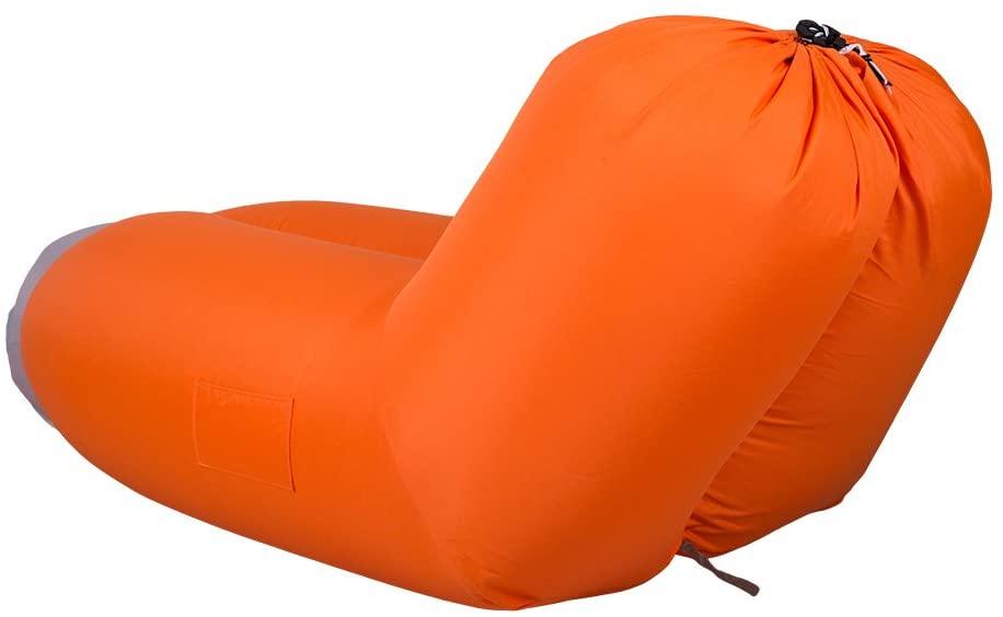 Portable Outdoor & Indoor Inflatable Air Lounger Sofa with Handy Storage Bag for Travelling