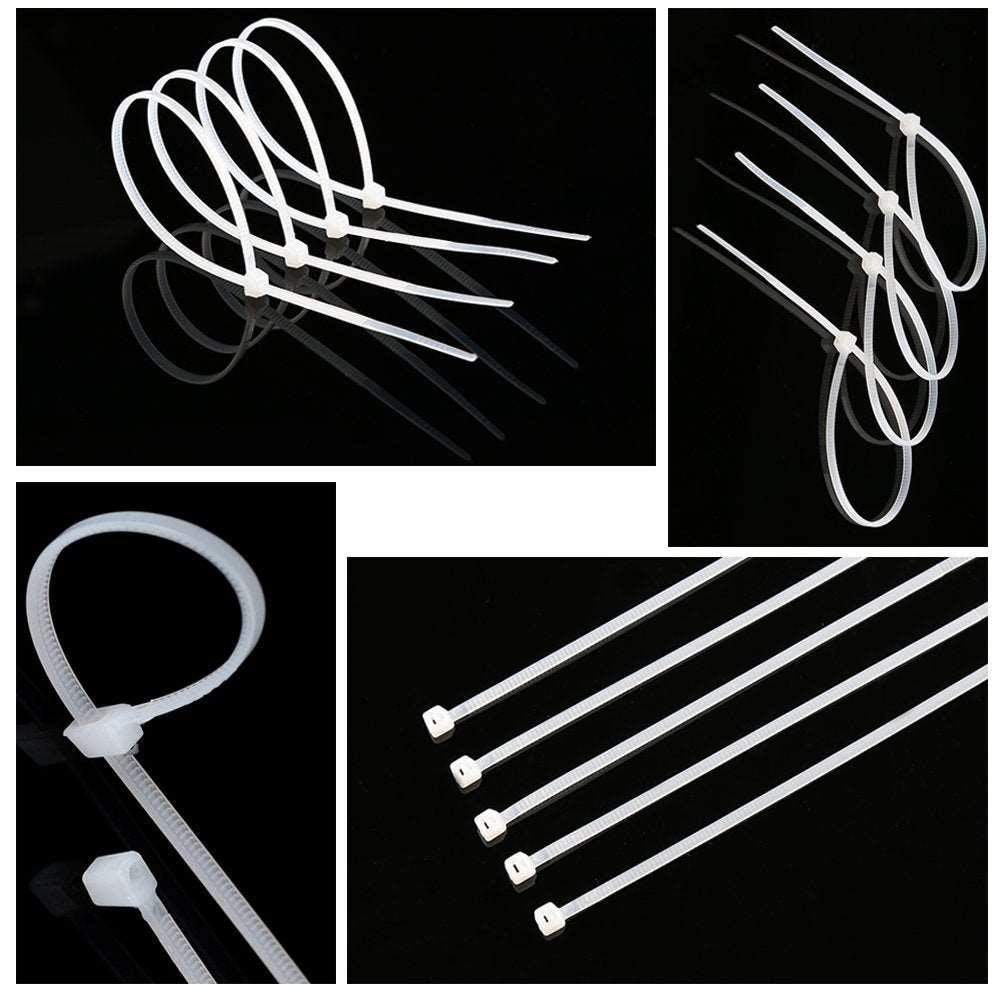 650 pc Nylon Zip Ties Cable Wire Ties Adjustable Self-Locking Multi-Color for Home,Outdoor,Office