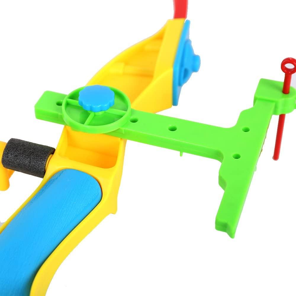 Kids Bow and Arrow Set Toy Bow Archery Set for Kids,Outdoor Hunting Game with 3 Suction Cup Arrows with Target Stand ,Target for Boys and Girls (Black-Base) - Luckyermore