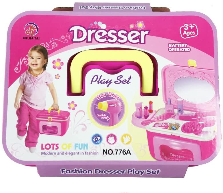 Girl Hairdresser Pretend Play Toy Fashion Beauty Play Set