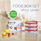 Wham 6PCS BPA Free Reusable Plastic Container Food Saving Storage Set Safe Food Box Set - Airtight, Leakproof, Microwave, Freezer & Dishwasher Safe, Set of 3, (4 Cup)