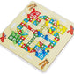 Magnetic Maze Family Kids 3 up 2-Sided Board Game Maze Puzzles,Animal Maze & Flying Chess