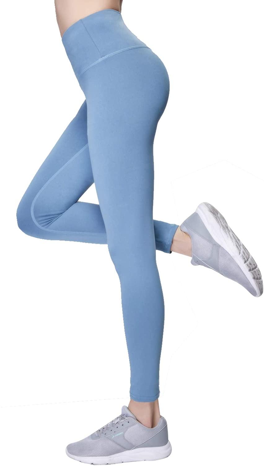 Women High Waist Black Tight Yoga Pants Tummy Control Workout Leggings