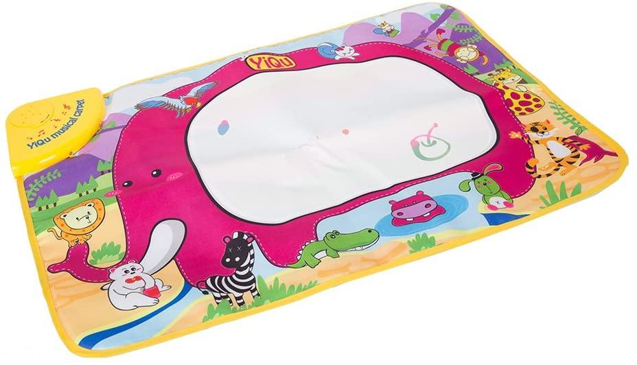 Water Paint Mat Educational Toy Draw Mat with Pen for Kids - Luckyermore