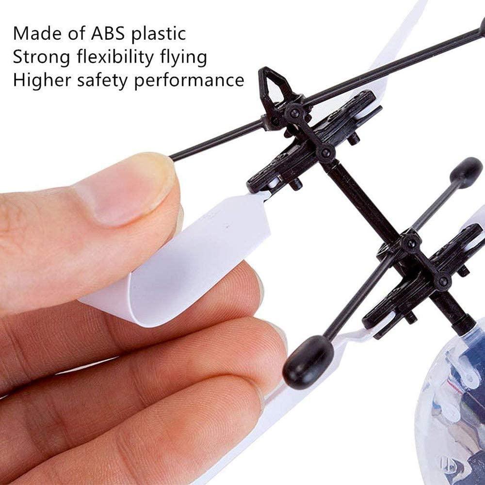 Easy Indoor Small Orb Flying Ball Drone Flying Toy for Kids Adults Built-in LED Light Helicopter